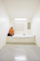 Juvenile detainee in solitary confinement