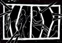 Cartoon of people in prison