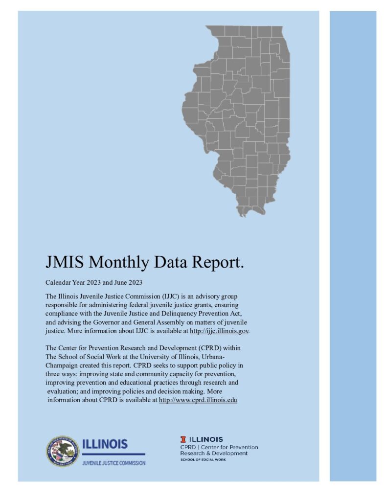 June 2023 Juvenile Detention Data Report Illinois Juvenile Justice